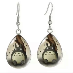My Neighbor Totoro Anime Tear Drop Earrings